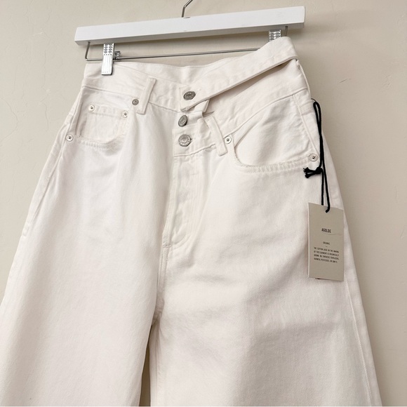 AGOLDE Broken Waistband Jeans in Milkshake - Picture 8 of 16